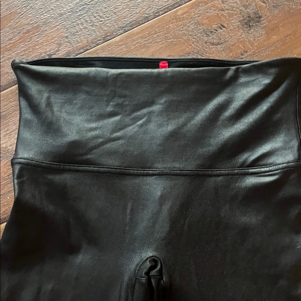SPANX Black High-Waisted Leggings - Picture 3 of 6